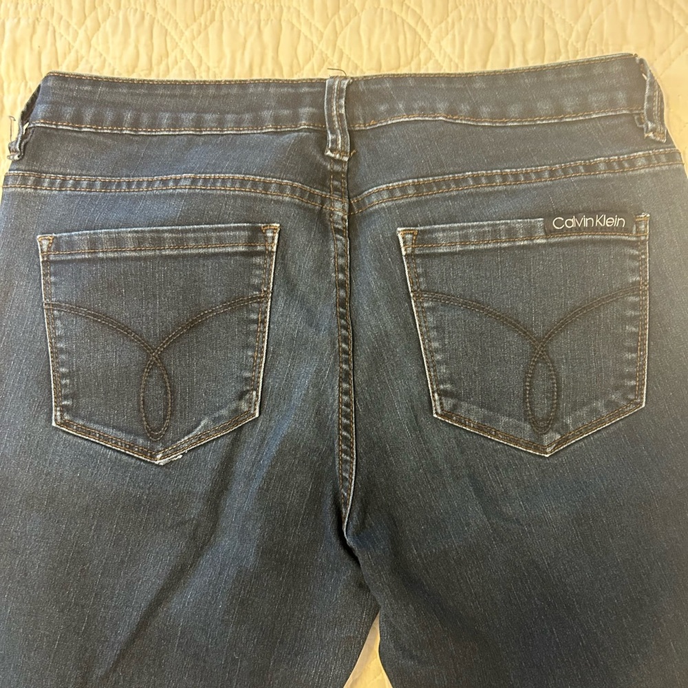 Calvin Klein Dark Blue Straight Jeans size 30/10